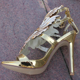 MILANI Gold Leather Sandals