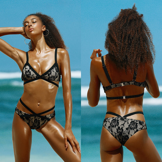 LAYLA Lace Lingerie Swimsuit Bikini – Pomkin